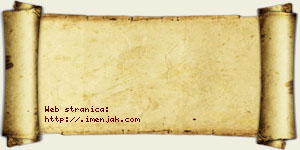 Jelisaveta Trnjaković vizit kartica